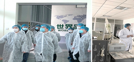 葫蘆島、興城兩市領(lǐng)導蒞臨正業(yè)花生產(chǎn)業(yè)調(diào)研指導