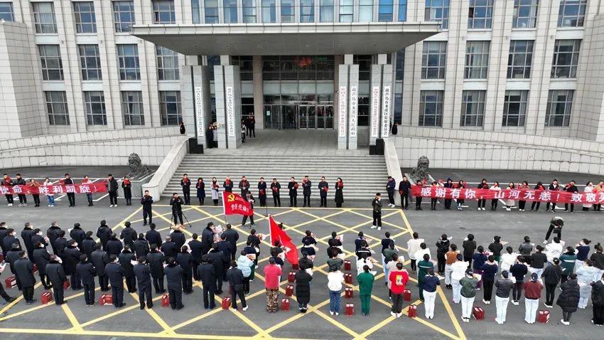 春暖花開，英雄歸來！葫蘆島市第二人民醫(yī)院支援綏中醫(yī)療隊(duì)凱旋而歸~(圖3)